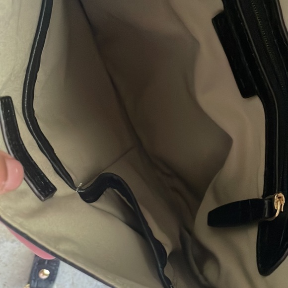 Black Leather Cynthia Rowley bag